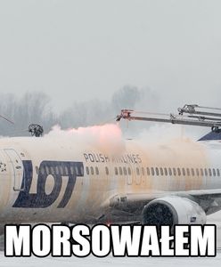 Morsujący samolot. PLL LOT dołącza do internetowego trendu