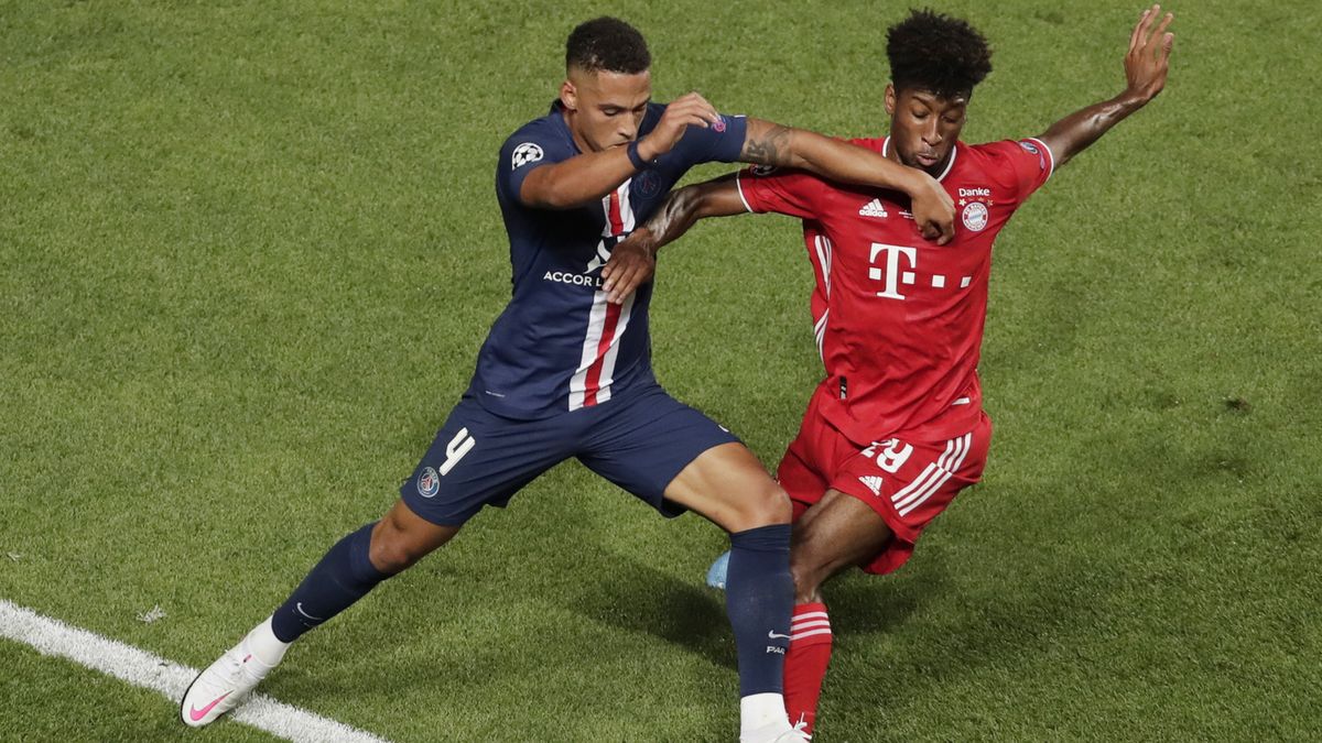 PAP/EPA / Manu Fernandez  / Na zdjęciu: Thilo Kehrer (z lewej) oraz Kingsley Coman