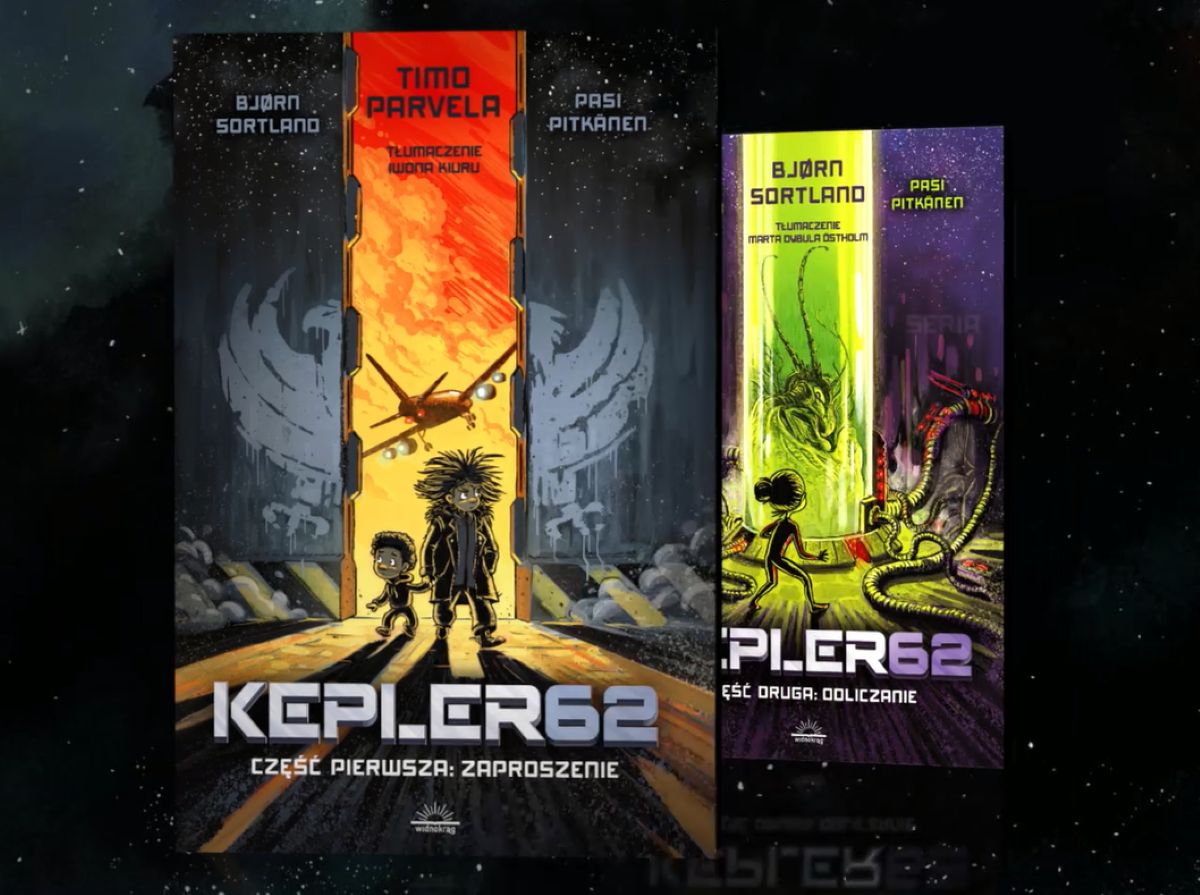 Seria "Kepler62" składa się z 6 części wydanych w Polsce przez Widnokrąg