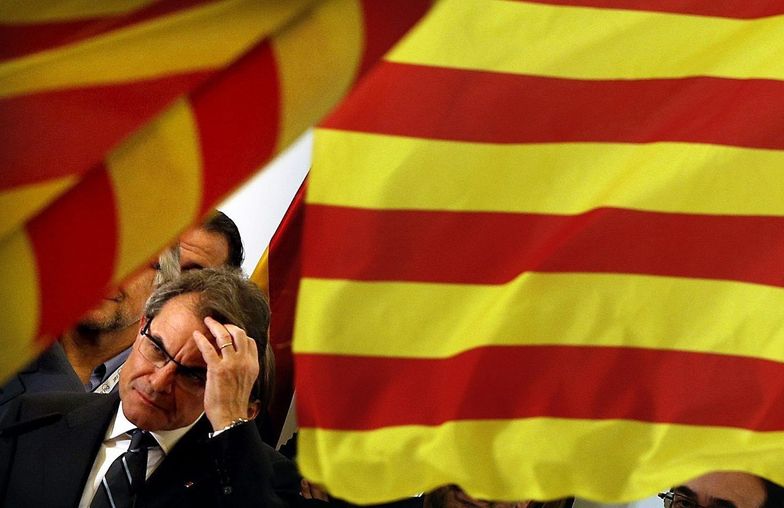 Szef CiU i premier Katalonii Artur Mas