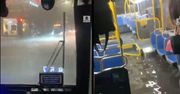 Nowy Jork pod wodą. Opublikowano dramatyczne nagranie z autobusu