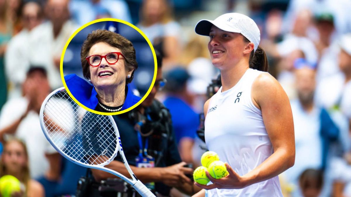 Getty Images / Robert Prange / Na zdjęciu: Iga Świątek i Billie Jean King