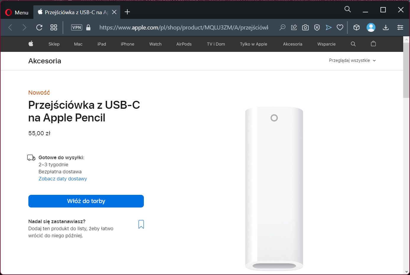 Apple uwielbia przejściówki