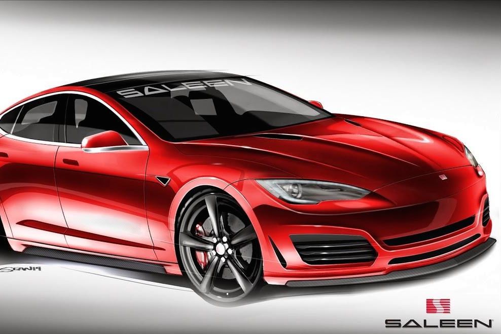 Saleen Tesla Model S – pierwsze szkice