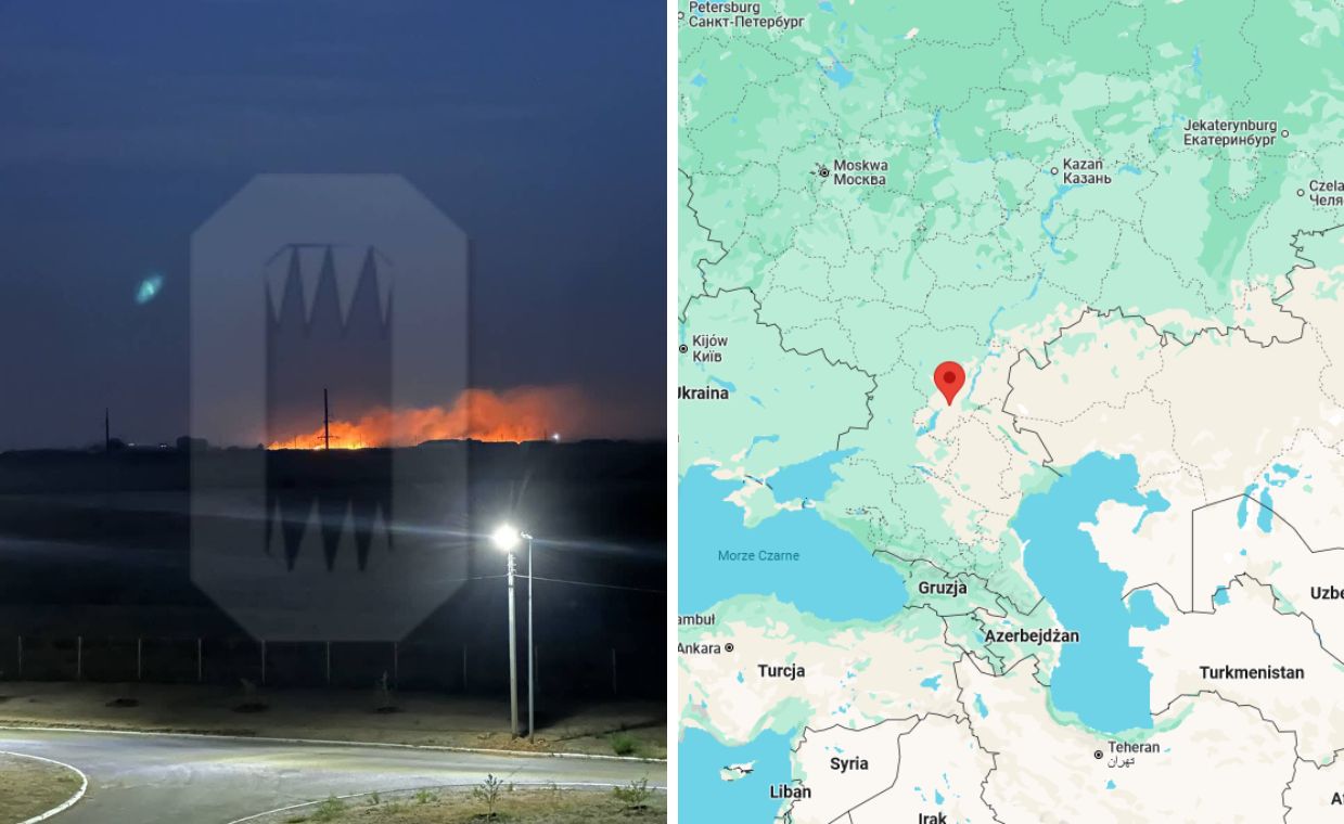 Ukrainians attacked a military airfield in Russia. Series of explosions