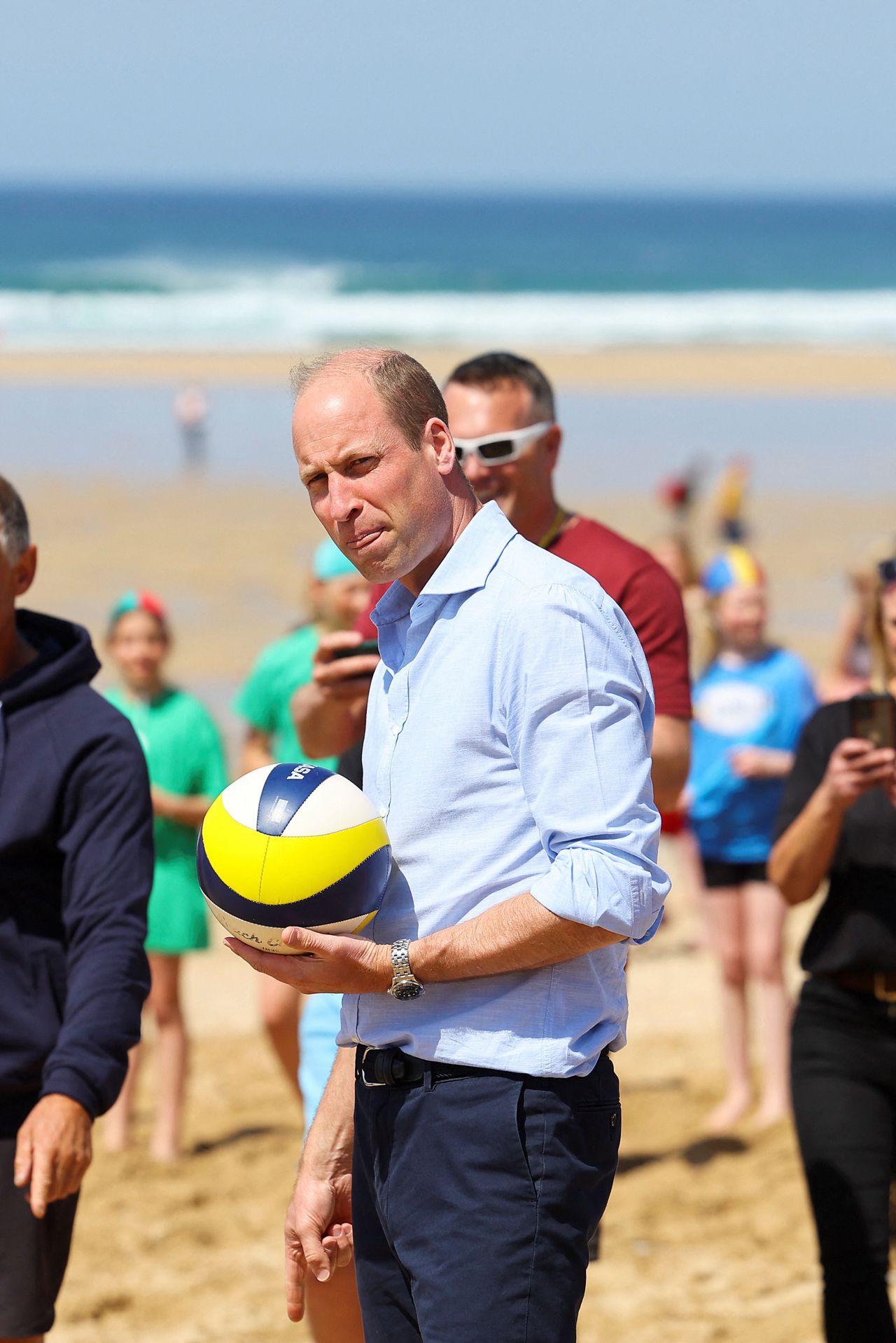 William and Charles are "busy" during Harry's visit to the UK.