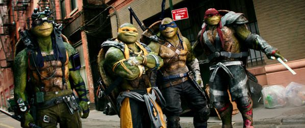 ''Wojownicze żółwie ninja'' w akcji