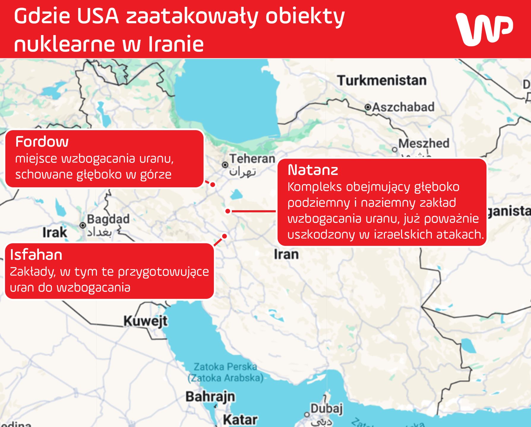 Gdzie zaatakowali Amerykanie?