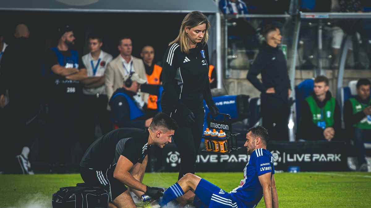 Materiały prasowe / Wisła Płock / Na zdjęciu: Jime doznał poważnej kontuzji