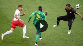 Mundial 2018. Polska - Senegal. Fatalny błąd - przegrywamy 0:2 (TVP Sport)
