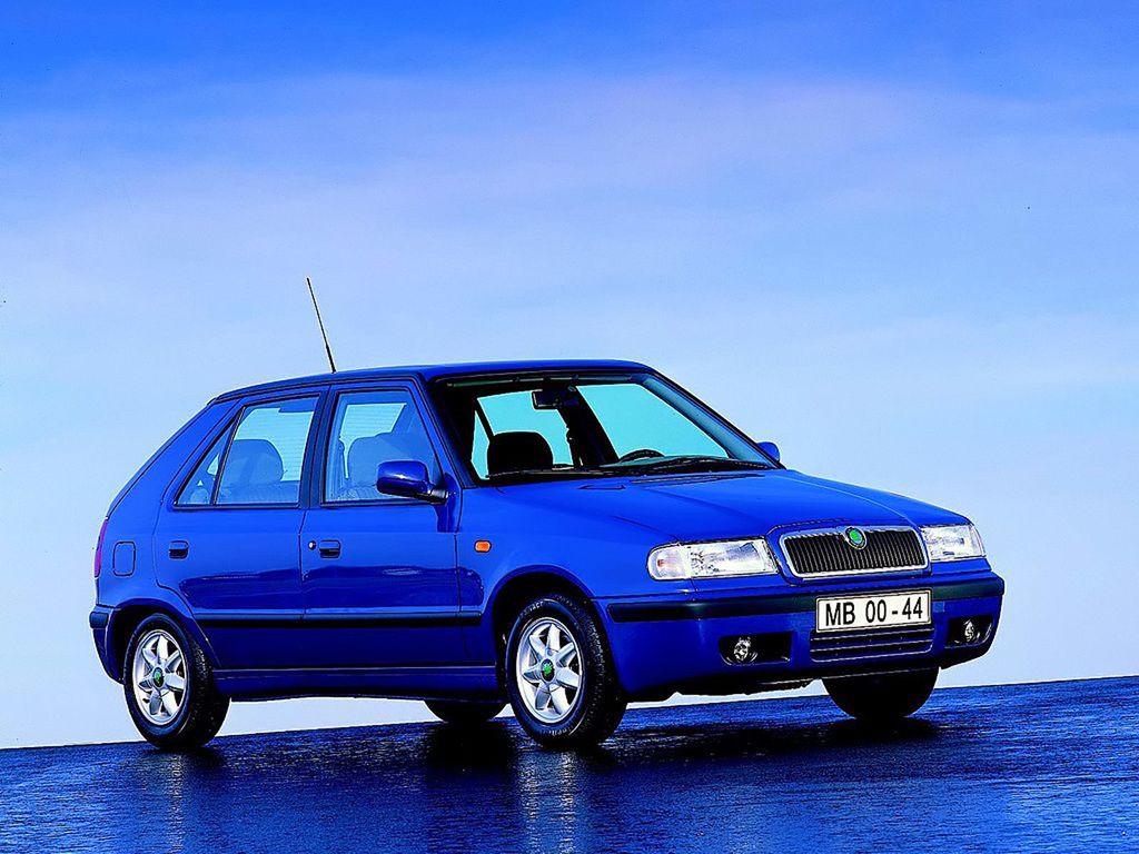 Skoda Felicia po liftingu upodabniającym ją z przodu do Octavii