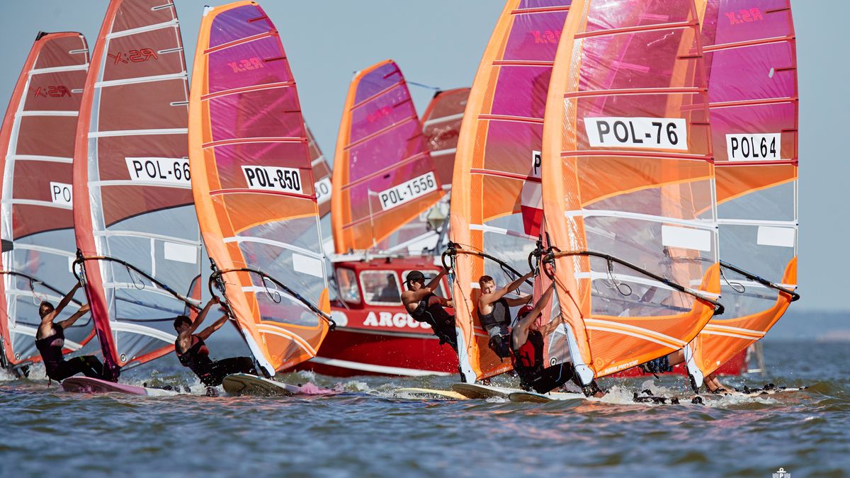 Materiały prasowe / Jacek Kwiatkowski / PZŻ / Na zdjęciu: Windsurfingowa klasa RS:X