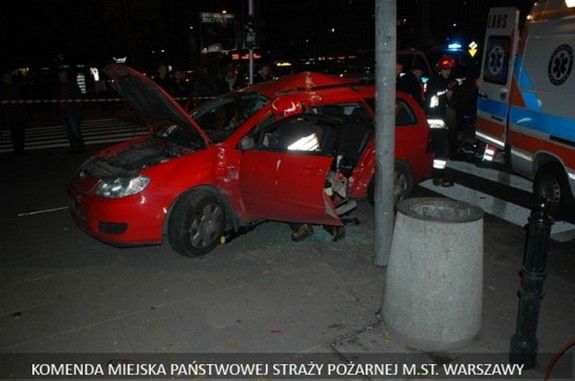 W Warszawie mniej wypadków, ale więcej rannych i zabitych