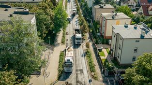 Toruń. Pierwszy dzień remontu na ul. Żwirki Wigury. Są utrudnienia