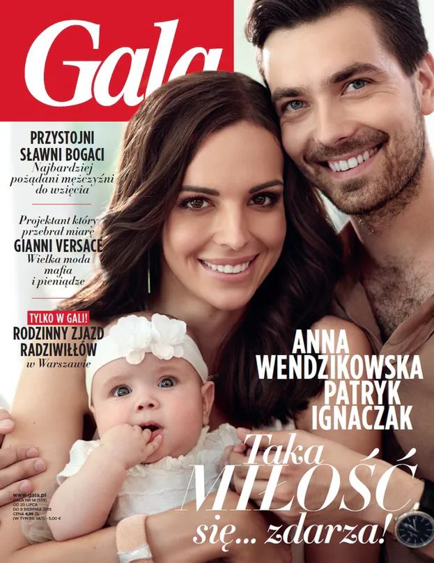 Okładka magazynu "Gala" z Anną Wendzikowską 