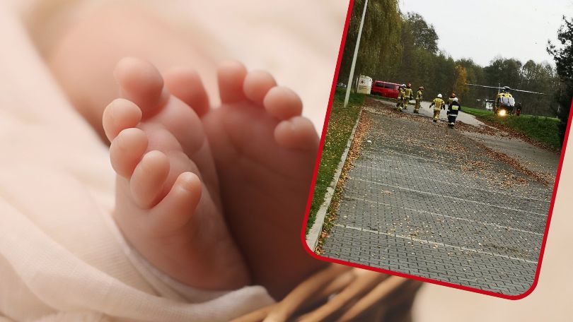 Tragedia we wsi Gogołowa. Nie żyje 3-miesięczne dziecko