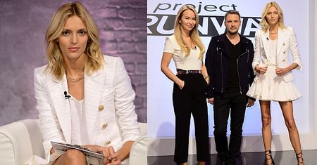 Piękna Anja Rubik na planie "Project Runway"! (FOTO + WIDEO)