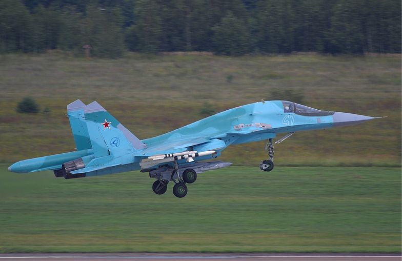 Rosyjski bombowiec Su-34