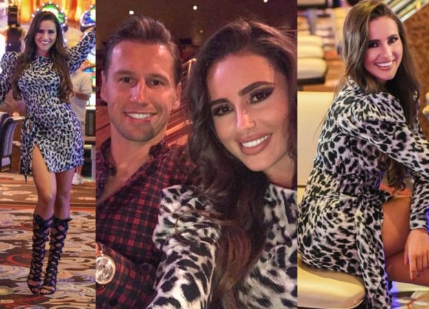 Krychowiak i "drapieżna" Celia chwalą się pobytem w luksusowym hotelu w Las Vegas (FOTO)