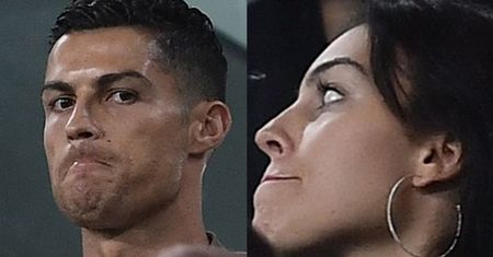 Cristiano Ronaldo obejrzał mecz Juventusu z trybun w towarzystwie dziewczyny i syna (ZDJĘCIA)