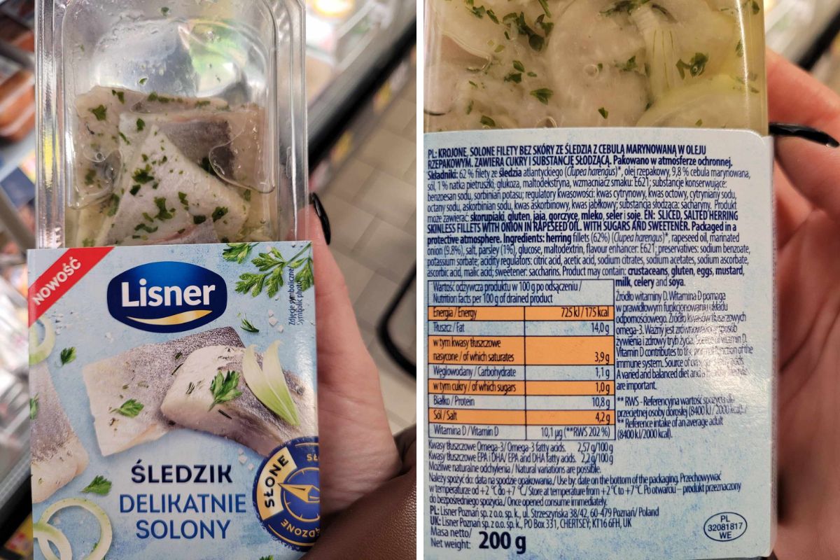 Lisner. Śledzik delikatnie solony