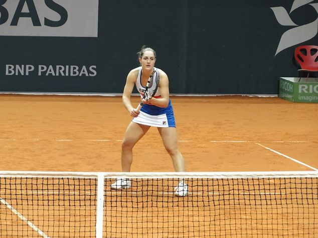 Gabriela Dabrowski w 2013 roku zaprezentowała się podczas turnieju WTA w Katowicach (Foto: Jarosław Dudek)