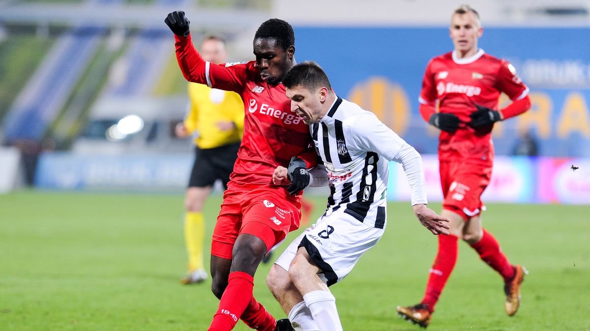 Newspix / MICHAL STANCZYK / Na zdjęciu: Romario Balde (z lewej) oraz Maciej Małkowski (z prawej)