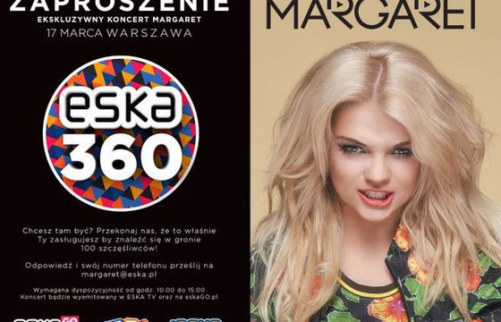 Rusza cykl koncertów „Eska 360”. Margaret i Video pierwszymi gwiazdami