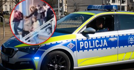Brutalny atak w Łodzi. Kamera wszystko nagrała