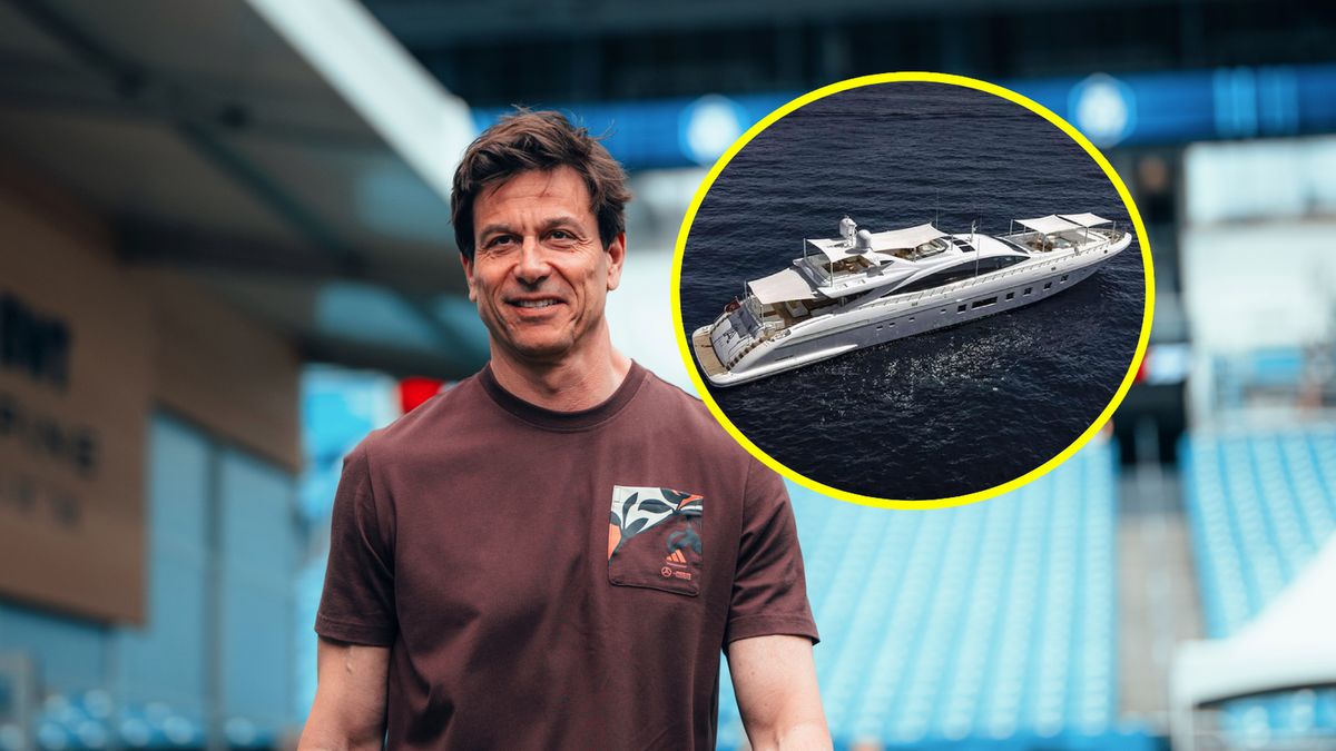 Materiały prasowe / Mercedes / Instagram / superjachtfan / Na zdjęciu: Toto Wolff i jego jacht