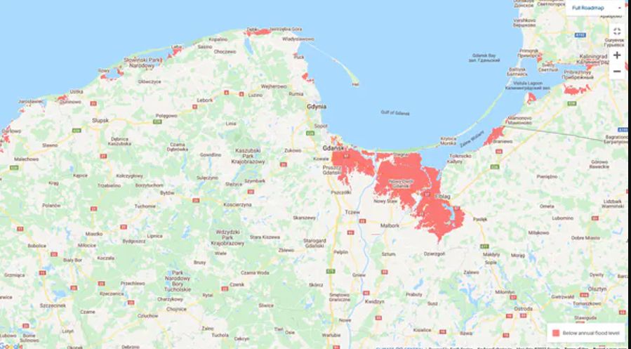 Interaktywna mapa pokazuje Polskę w 2050 roku