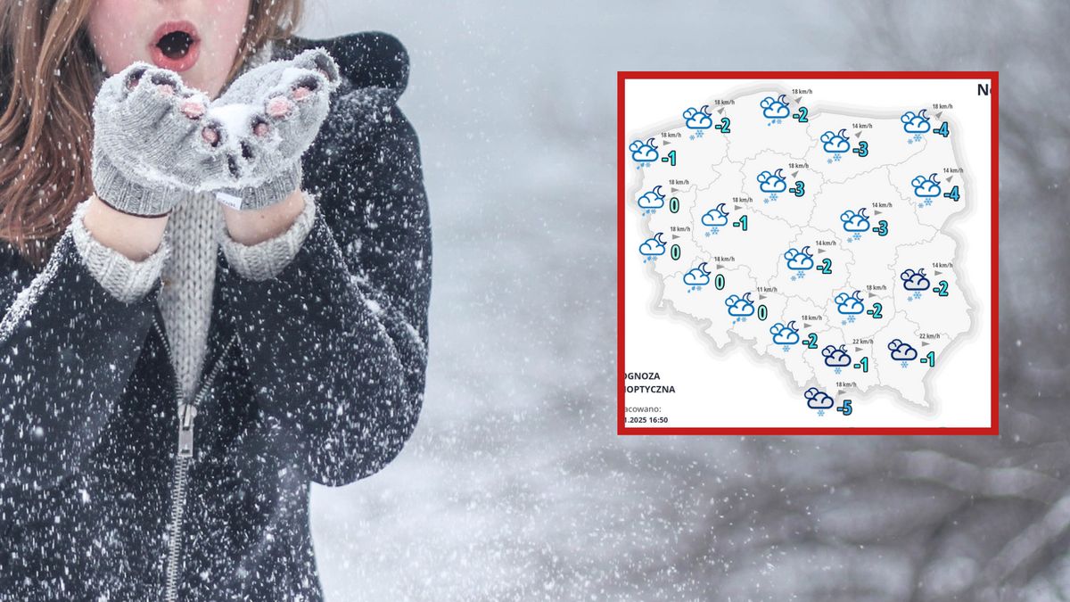 Powieje chłodem i sypnie śniegiem