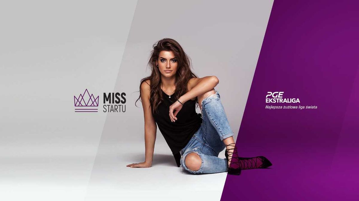 Grafika reklamująca konkurs Miss Startu PGE Ekstraligi