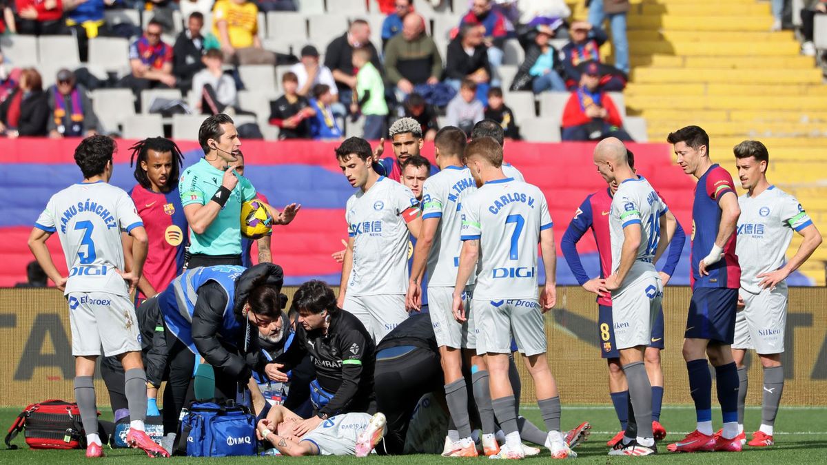 Getty Images / Urbanandsport/NurPhoto via Getty Images / Tomas Conechny ucierpiał w starciu z Gavim