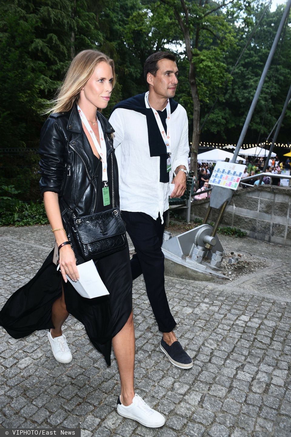 Jarosław Bieniuk i Zuzanna Pactwa imprezują na Polsat SuperHit Festiwalu w Sopocie