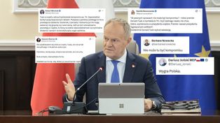 "Kierunek: więzienie", "wybrał eskalację". Komentarze po orędziu Tuska