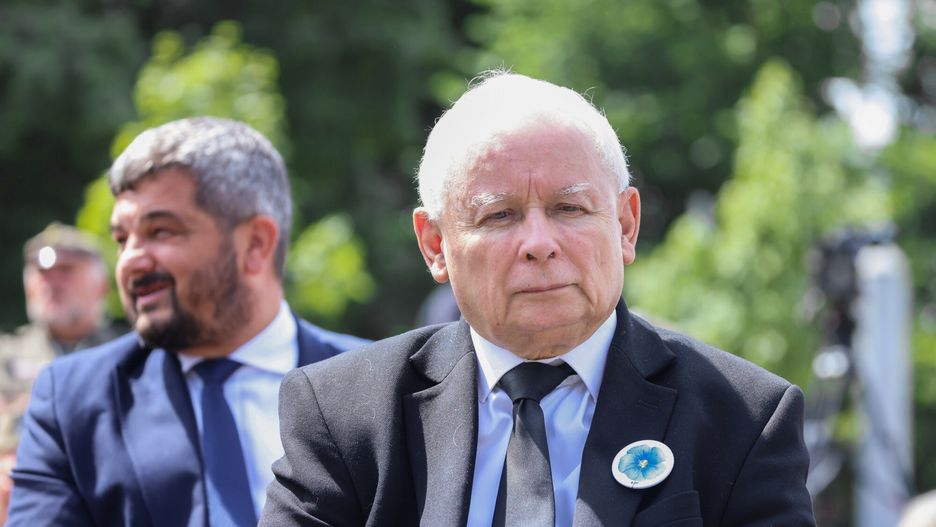 Jarosław Kaczyński i Krzysztof Sobolewski