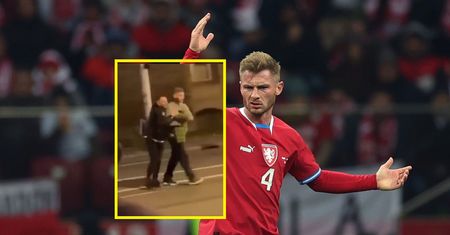 Obraz nędzy i rozpaczy. Pijany czeski piłkarz prawie wpadł pod samochód