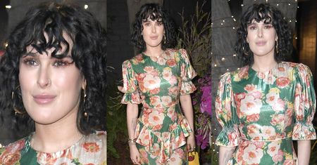 Urocza Rumer Willis pozuje w babcinej sukience w kwiatki (ZDJĘCIA)