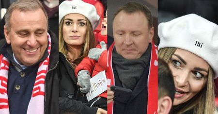 Kurski, Schetyna i Jessica Ziółek w berecie kibicują Polsce na meczu z Koreą (ZDJĘCIA)