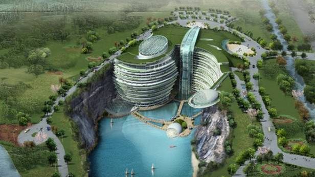 Wakacje w kamieniołomie? W Szanghaju sądzą, że to dobry pomysł 1