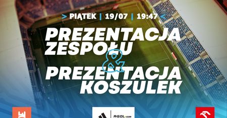 Prezentacja drużyny i koszulki Wisły Płock 19 lipca o 19:47!