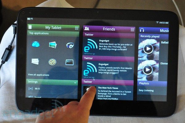 Interfejs MeeGo dla tabletów na MWC 2011 [wideo] 1