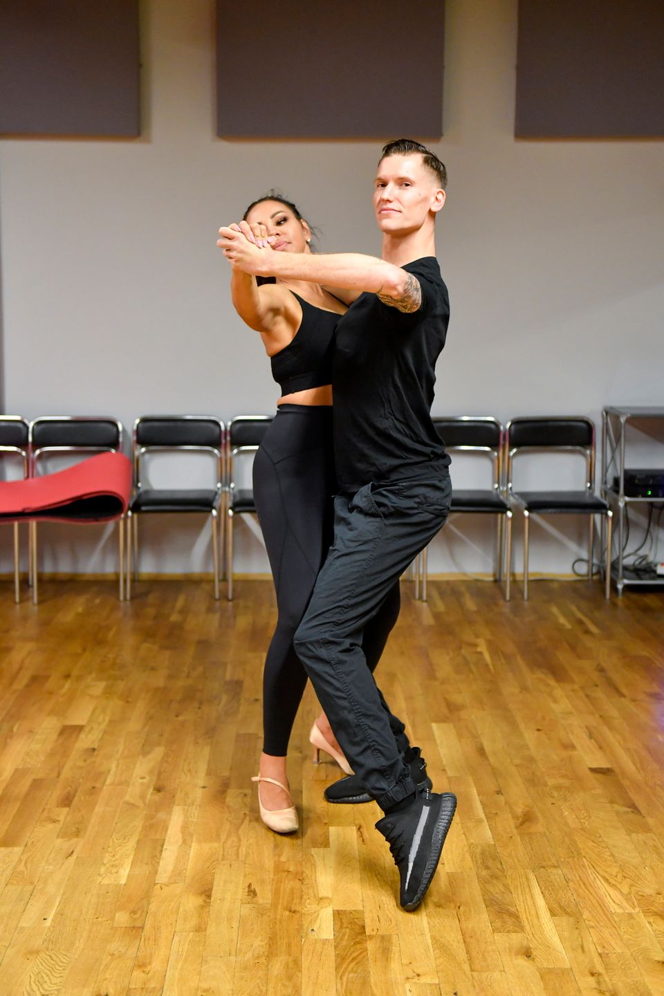 Sylwia Bomba, Jacek Jeschke - gwiazdy trenują do drugiego odcinka Tańca z gwiazdami