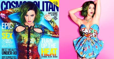 Katy Perry z zielonymi włosami w "Cosmopolitan"!