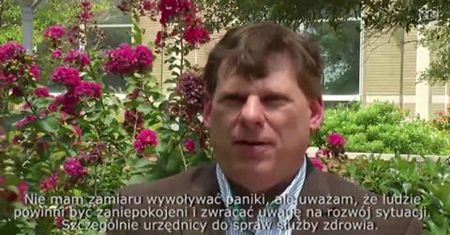 Ekspert ostrzega, że ludzie powinni być w pogotowiu na wypadek epidemii wirusa Ebola