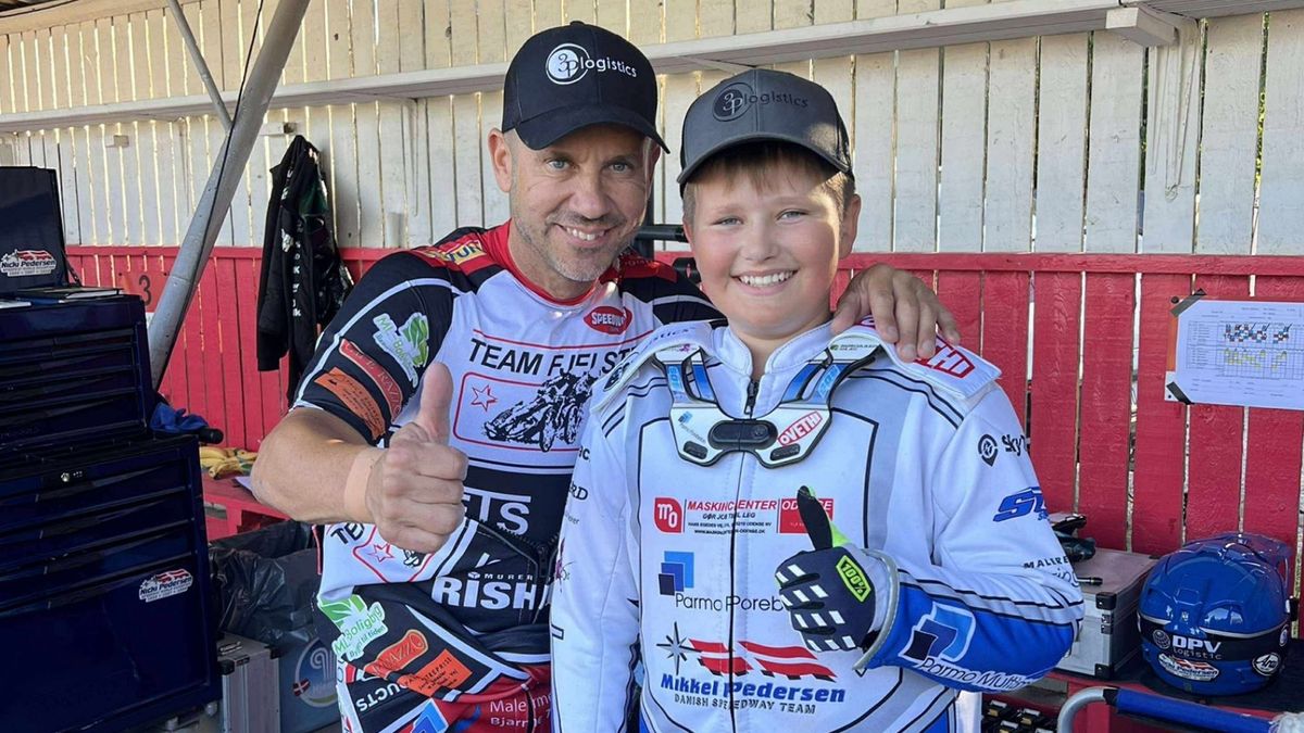 Facebook / Mikkel Pedersen Racing  / Na zdjęciu: Nicki Pedersen z synem Mikkelem