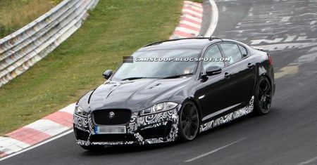 Jaguar XFR-S wyszpiegowany na Nordschleife