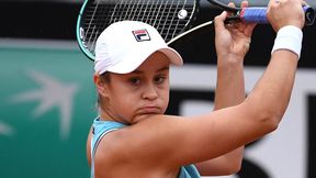 Wygrany set w deszczu i krecz Ashleigh Barty. Kuriozalny mecz w Rzymie