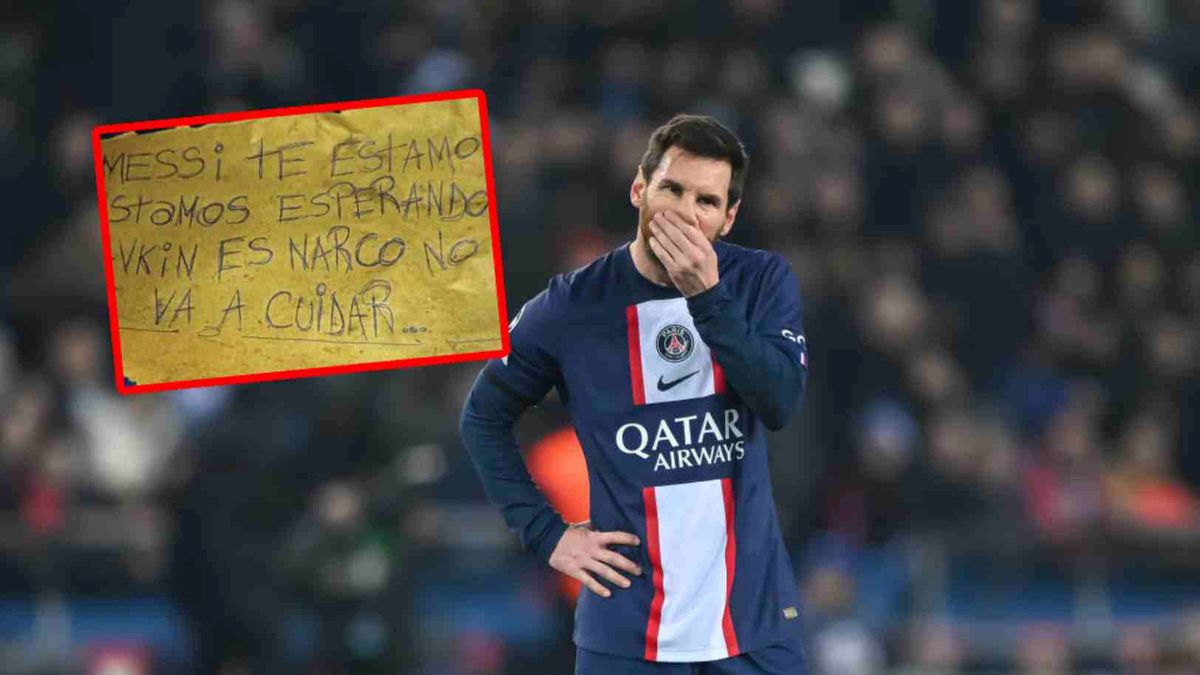 Lionel Messi i zdjęcie groźby
